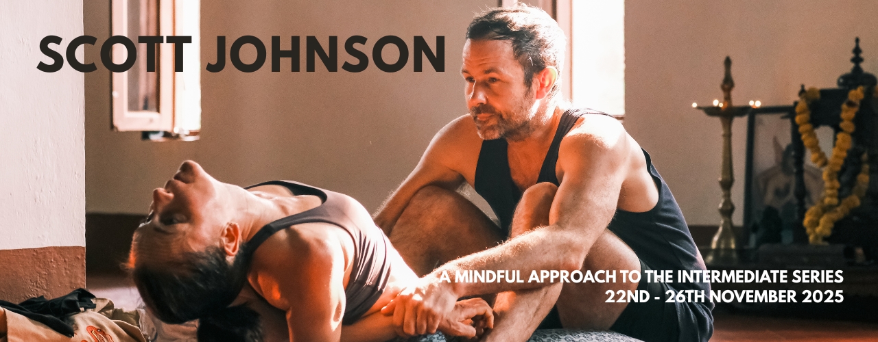 SCOTT JOHNSON ASHTANGA INTENSIVE INTERMEDIATE SERIES COLOGNE SANTOSHA