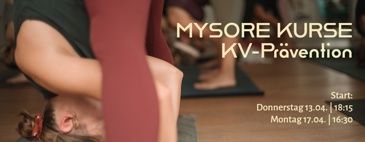Ashtanga Yoga Mysore Kurse KV-Prävention KV-Bezuschussung