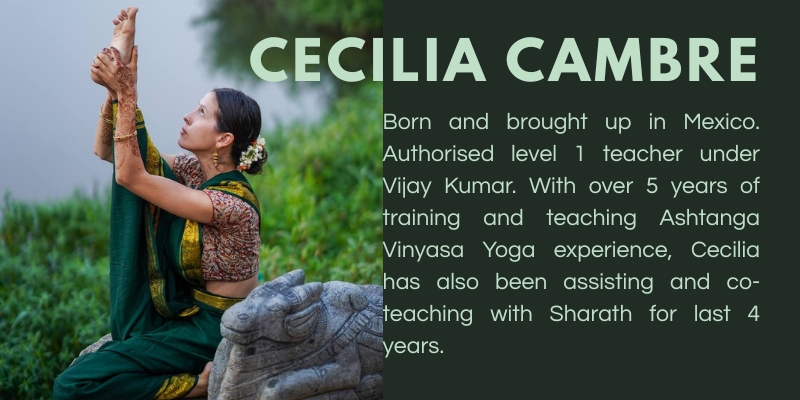 cecilia cambre ashtanga workshop vijay kumar